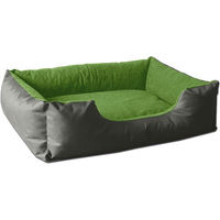 Produktbild von BedDog Hundebett LUPI Hundesofa Hundekissen grün waschbar