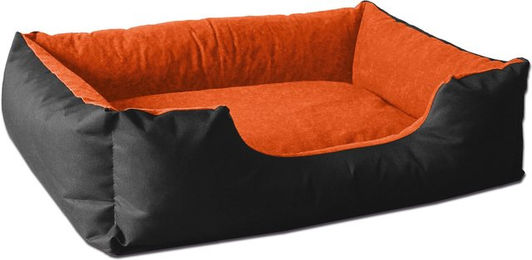 Produktbild von BedDog Hundebett LUPI Hundesofa Hundekissen orange waschbar