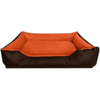 Produktbild von BedDog Hundebett LUPI Hundesofa Hundekissen orange waschbar