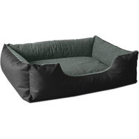Produktbild von BedDog Hundebett LUPI Hundesofa Hundekissen schwarz waschbar