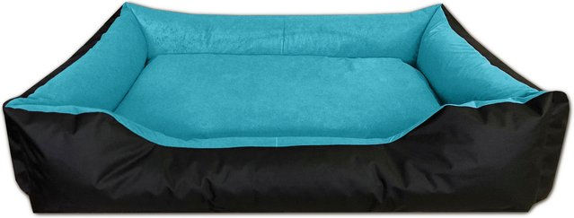 Produktbild von BedDog Hundebett LUPI Hundesofa Hundekissen waschbar in Türkis
