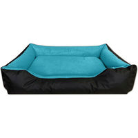 Produktbild von BedDog Hundebett LUPI Hundesofa Hundekissen waschbar in Türkis