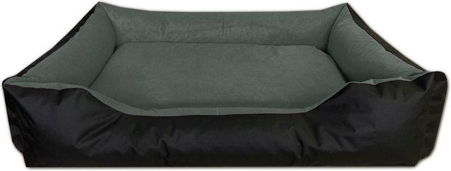 Produktbild von BedDog Hundebett LUPI Hundesofa Hundekissen waschbar Schwarz
