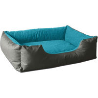 Produktbild von BedDog Hundebett LUPI Hundesofa Hundekissen waschbar Türkis