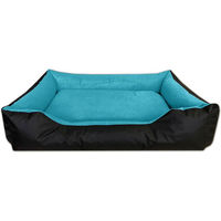 Produktbild von BedDog Hundebett LUPI Hundesofa Hundekissen waschbar Türkis