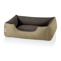 BedDog Hundebett M aus Velours für kleine Hunde mit abziehbarem und waschbarem Bezug – Bild 1 von 7