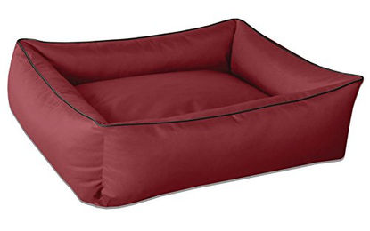 BedDog Hundebett MAX Hundekissen mit abnehmbarem Bezug aus Nylon in Rot Größe L – Bild 1 von 6