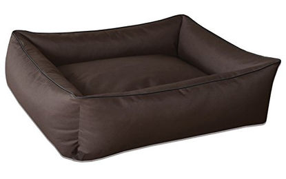 BedDog Hundebett MAX XXL Hundekissen aus Cord für große Hunde Braun mit abziehbarem waschbarem Bezug – Bild 1 von 6