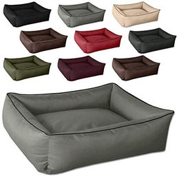 BedDog Hundebett MAX XXL Hundekissen für große Hunde Grau mit Cordura und Gelenksupport – Bild 1 von 6