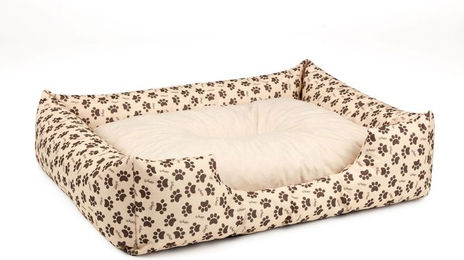 Produktbild von BedDog Hundebett MIMI Hundesofa aus Cordura und Microfaser-Velours in Beige