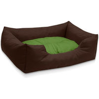 Produktbild von BedDog Hundebett MIMI Hundesofa aus Cordura und Microfaser-Velours in Braun