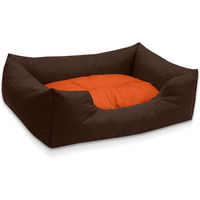 Produktbild von BedDog Hundebett MIMI Hundesofa aus Cordura und Microfaser-Velours in Braun
