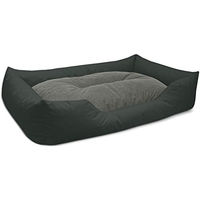 Produktbild von BedDog Hundebett Mimi Hundesofa aus Cordura und Microfaser-Velours in Grau Größe L - 1 Stk.