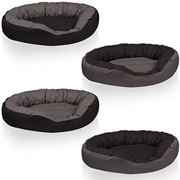 BedDog Hundebett Sunny 4in1 Cordura Hundekörbchen grau-anthrazit XXL – Bild 1 von 8