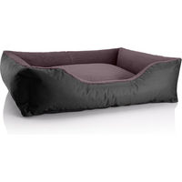 Produktbild von BedDog Hundebett TEDDY Hundesofa mit Rand in Schwarz waschbar