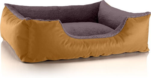 Produktbild von BedDog Hundebett TEDDY Plüsch Hundesofa mit Rand und Kissen waschbar