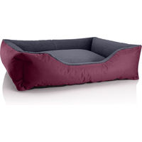 Produktbild von BedDog Hundebett TEDDY Plüsch Hundesofa mit Rand und Kissen waschbar