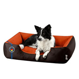 BedDog Hundebett Velours Größe L für mittelgroße Hunde mit abziehbarem Waschbezug - 1 Stk. – Bild 1 von 10