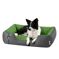 Produktbild von BedDog Hundebett XL Velours Hundecouch für mittelgroße Hunde mit abziehbarem Bezug - 1 Stk.