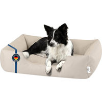 Produktbild von BedDog Hundebett ZARA Hundekissen in Beige mit waschbarem Bezug