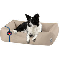 Produktbild von BedDog Hundebett ZARA Hundekissen in Beige mit waschbarem Bezug