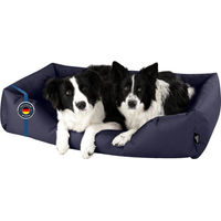 Produktbild von BedDog Hundebett ZARA Hundekissen in Blau mit waschbarem Bezug