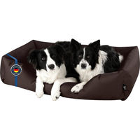 Produktbild von BedDog Hundebett ZARA Hundekissen in Braun mit waschbarem Bezug