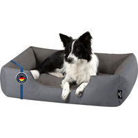 Produktbild von BedDog Hundebett ZARA Hundekissen in Grau mit waschbarem Bezug