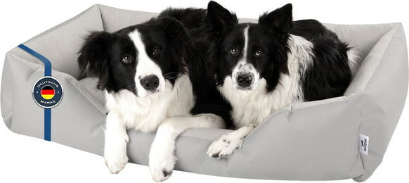 Produktbild von BedDog Hundebett ZARA Hundekissen in Grau mit waschbarem Bezug
