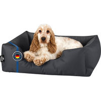 Produktbild von BedDog Hundebett ZARA Hundekissen in Grau mit waschbarem Bezug