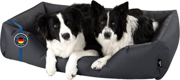 Produktbild von BedDog Hundebett ZARA Hundekissen in Grau mit waschbarem Bezug