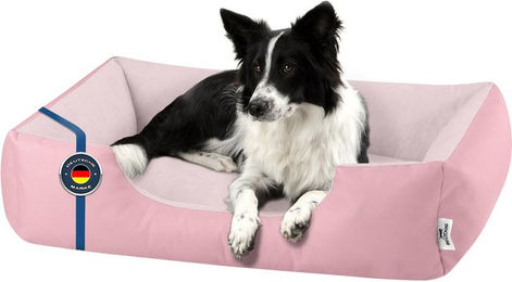 BedDog Hundebett ZARA Hundekissen in Rosa mit waschbarem Bezug – Bild 1 von 1