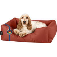 Produktbild von BedDog Hundebett ZARA Hundekissen in Rot mit waschbarem Bezug