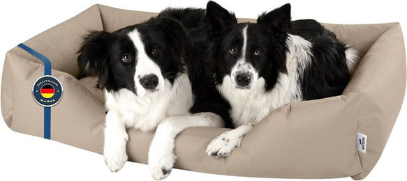 Produktbild von BedDog Hundekissen ZARA Hundebett in Beige mit waschbarem Bezug