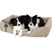 Produktbild von BedDog Hundekissen ZARA Hundebett in Beige mit waschbarem Bezug