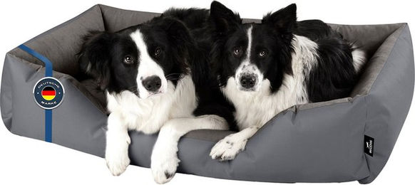 BedDog Hundekissen ZARA Hundebett in Grau mit waschbarem Bezug – Bild 1 von 1