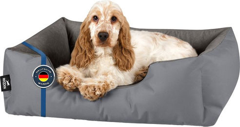 Produktbild von BedDog Hundekissen ZARA Hundebett mit waschbarem Bezug in Grau