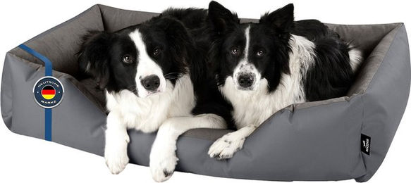 Produktbild von BedDog Hundekissen ZARA Hundebett mit waschbarem Bezug in Grau