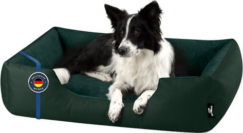 Produktbild von BedDog Hundekissen ZARA Hundebett mit waschbarem Bezug in Grün