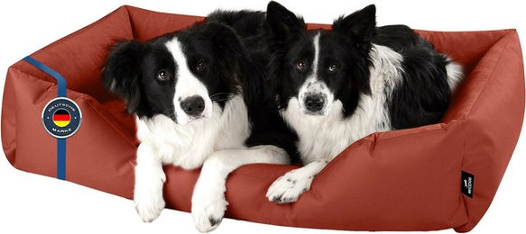 Produktbild von BedDog Hundekissen ZARA Hundebett mit waschbarem Bezug in Rot
