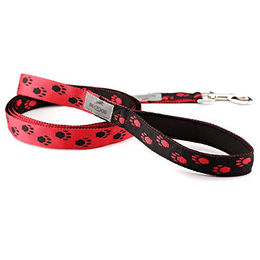 BedDog Hundeleine Emma Doppelleine verstellbar rot/schwarz 2m - 2 m – Bild 1 von 7