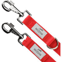 Produktbild von BedDog Hundeleine SPIKE verstellbare Führleine und Laufleine aus Polyester in Rot