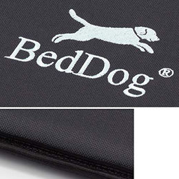 BedDog Hundematte CORA Hundekissen aus Cord in Anthrazit Größe M 60x40cm - 1 Stk. – Bild 1 von 3