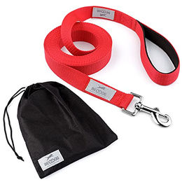 BedDog Tyson Hundeschleppleine mit Aufbewahrungsbeutel und Handschlaufe rot 5m - 5 m – Bild 1 von 7