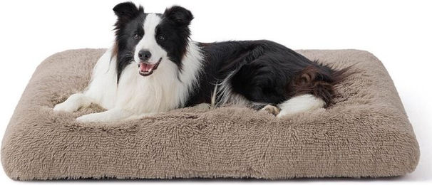 BEDSURE Hundebett für große Hunde aus Sherpa in Beige Größe L OEKO-TEX-zertifiziert – Bild 1 von 1