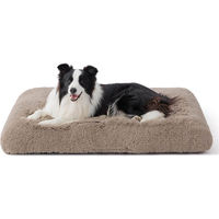 Produktbild von BEDSURE Hundebett für große Hunde aus Sherpa in Beige Größe L OEKO-TEX-zertifiziert