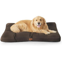 Produktbild von Bedsure Hundekissen XL wasserdicht und waschbar für große Rassen in Braun