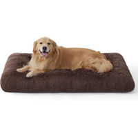Produktbild von Bedsure Hundematte aus Plüsch Braun XXL 119 x 74 cm OEKO-TEX Standard 100