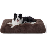 Produktbild von BEDSURE Hundematte aus Plüsch in Braun 89 x 58 cm Größe L OEKO-TEX Standard 100