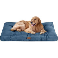 Produktbild von BEDSURE Hundematte wasserdicht aus Oxford-Gewebe XL Marineblau 111 x 89 x 10 cm